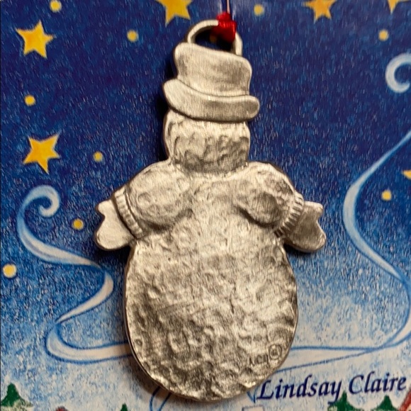 Lindsey Claire fine Pewter Christmas Ornament - Picture 3 of 6
